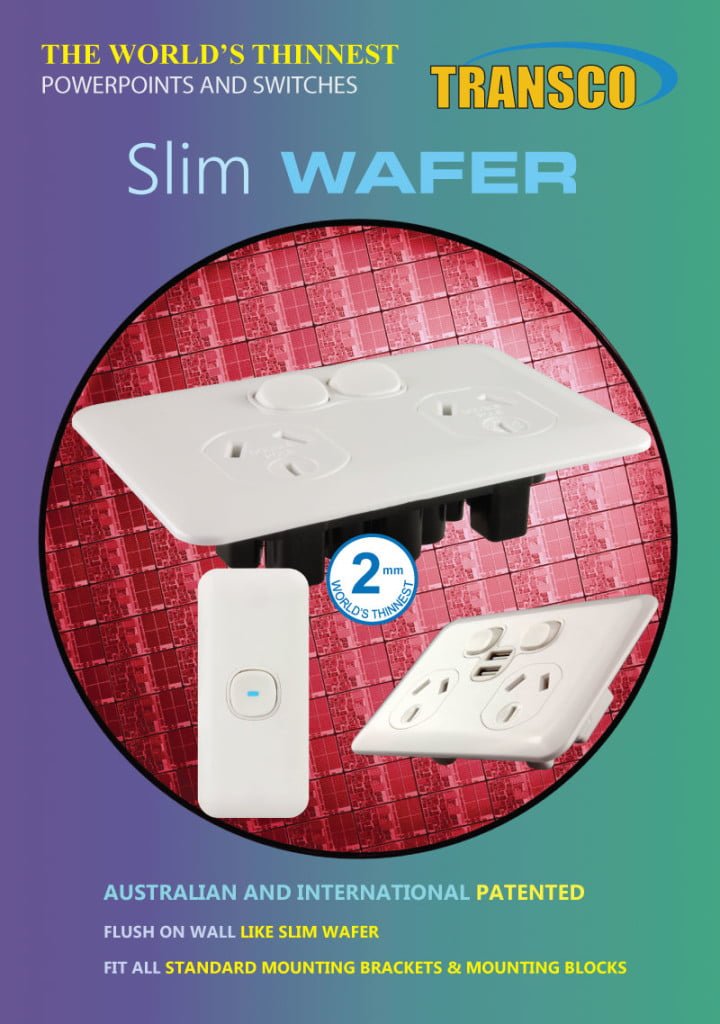 Transco Slim Wafer Slimline outlets and switch​es​